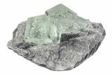 Glass-Clear, Green Cubic Fluorite Crystals - China #205556-1